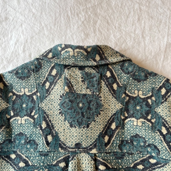 we the free brick lane jacquard maxi shirt jacket - Picture 7 of 10